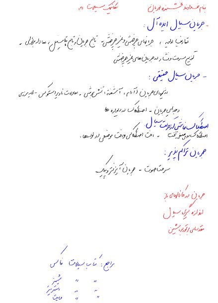 دانلود جزوه دست نویس مکانیک سیالات 2